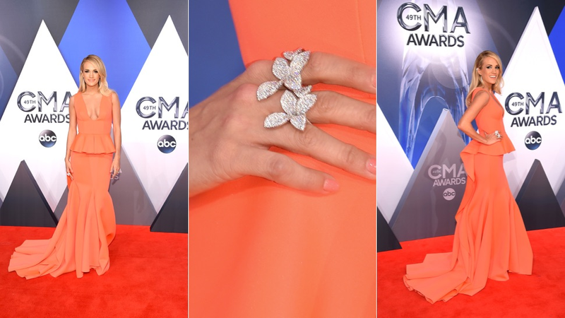 Illustration for article titled All the Country Glamour, Cowboy Hats and Baby Bumps at the 2015 CMA Awards